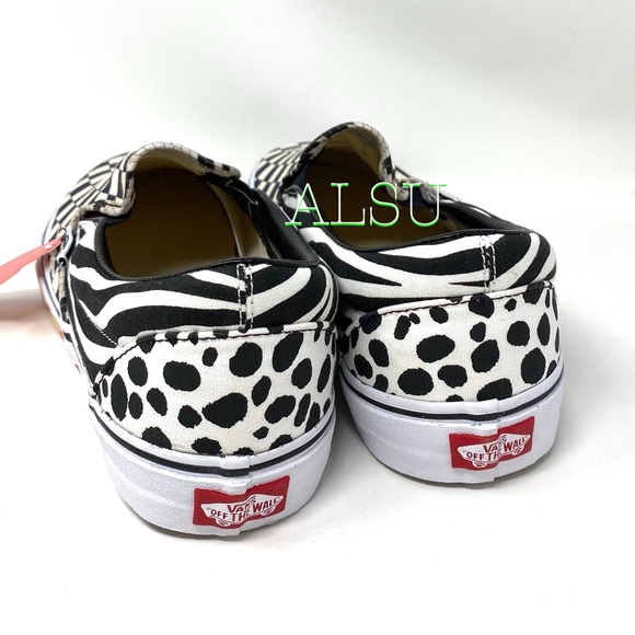 VANS Customaed Classic Slip On Checker Fire Men’s - Picture 8 of 10